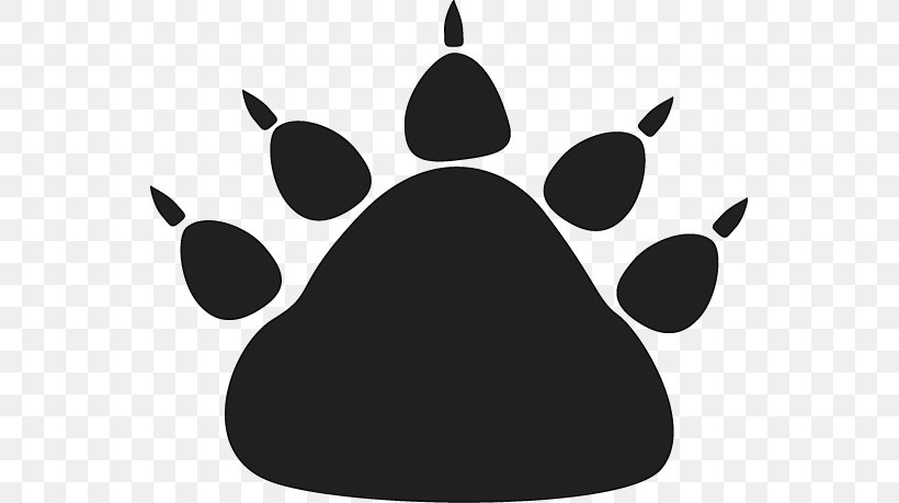 American Black Bear Brown Bear Paw Clip Art, PNG, 545x459px.