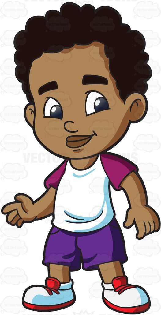 A black preschooler boy looking adorable.