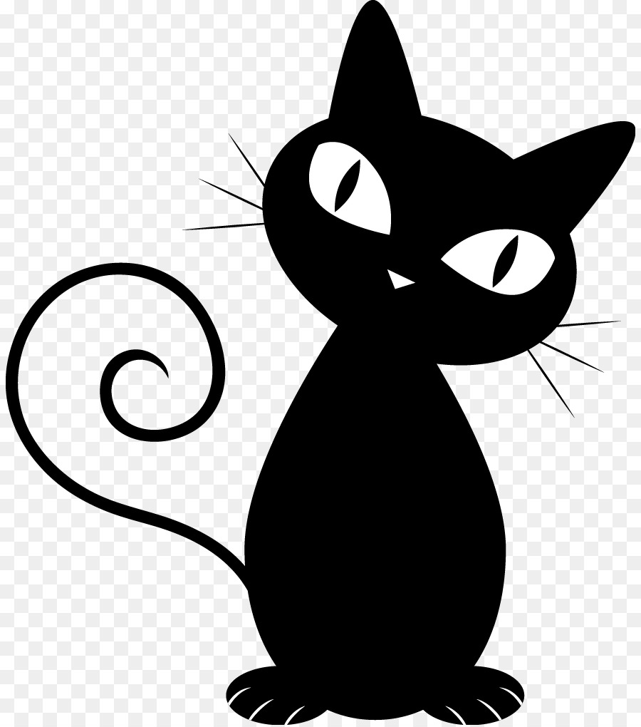 black cat clipart black and white 10 free Cliparts | Download images on ...