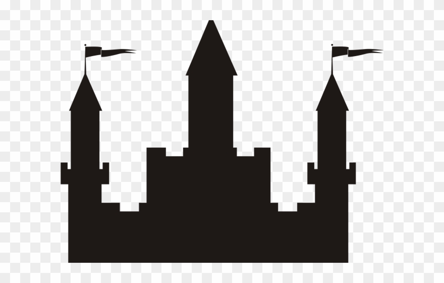 Silhouette Clipart Castle.