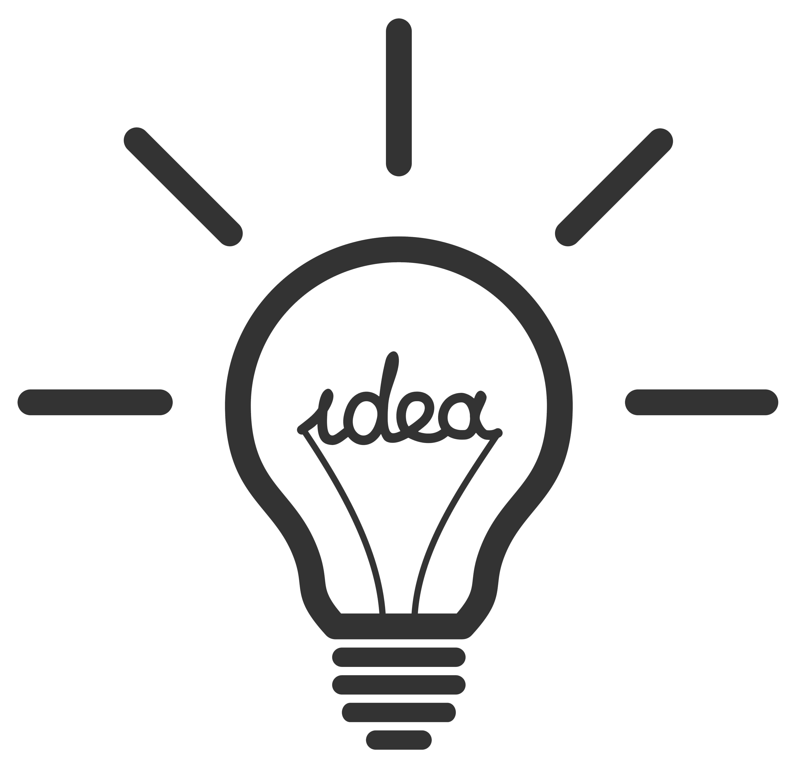 Black Clipart Light Bulb Png 9 