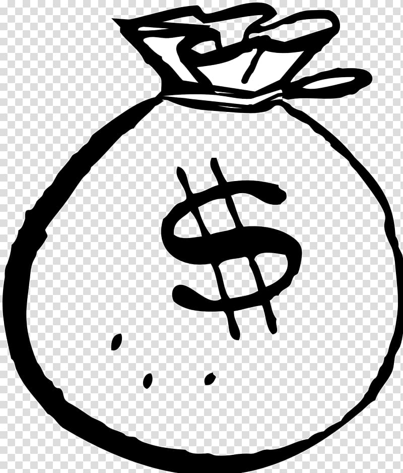 Money bag , Cartoon Money Bags transparent background PNG.