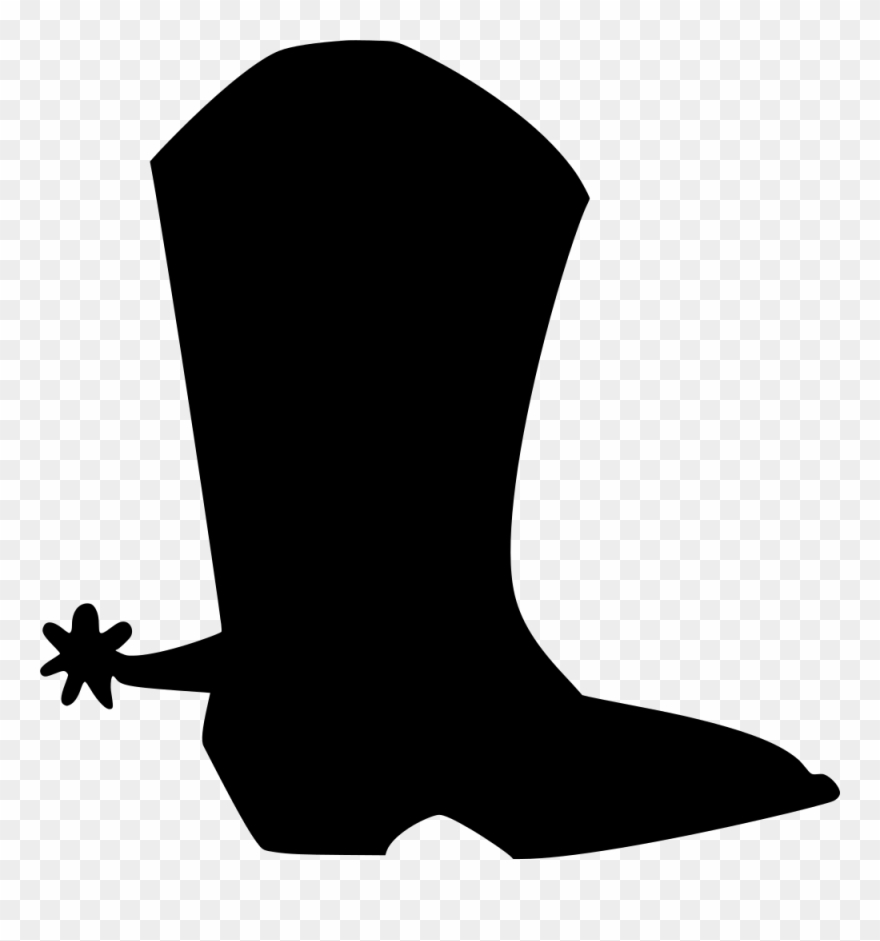Cowboy Boot Silhouette SVG