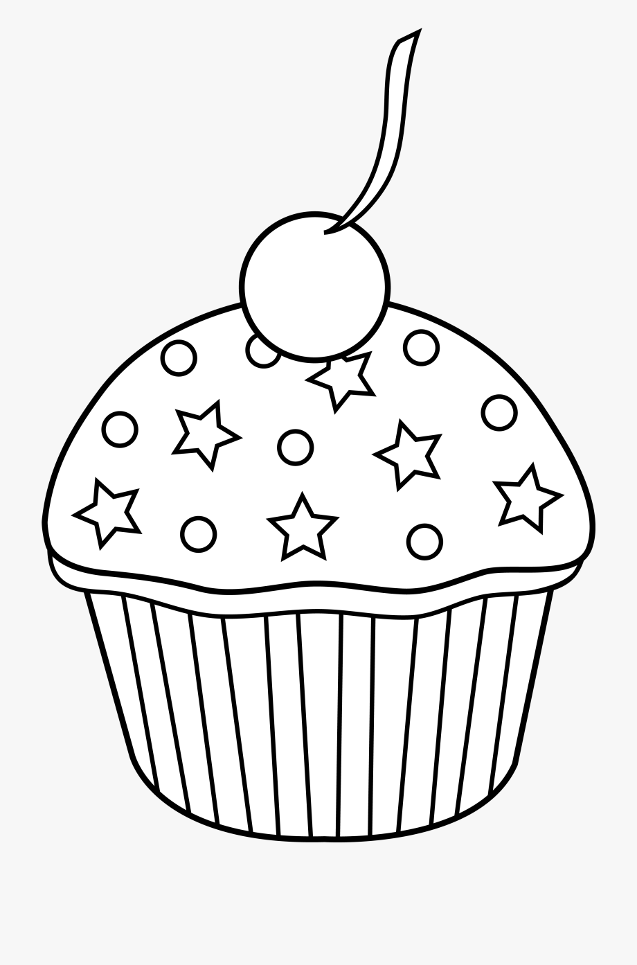 Cupcakes Clipart Colored Cupcake.