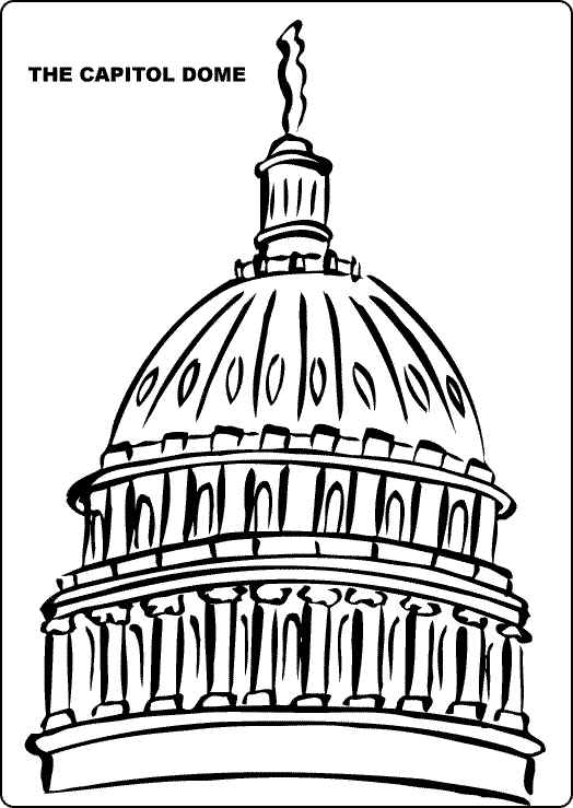 Capitol dome clipart.