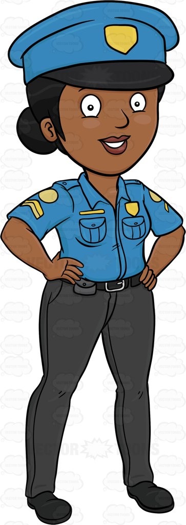 2329 Police Officer free clipart.