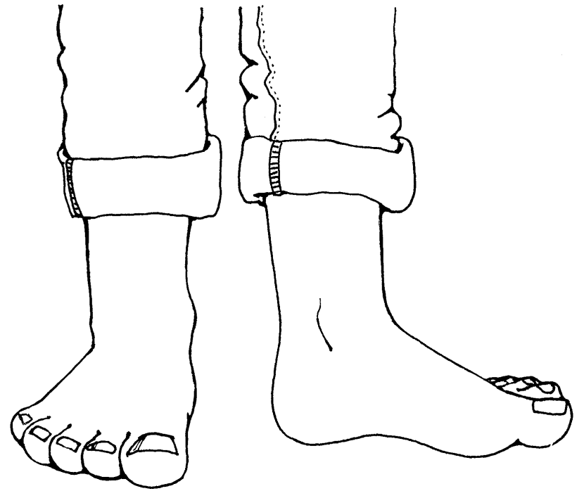 Foot Clip Art Black And White.