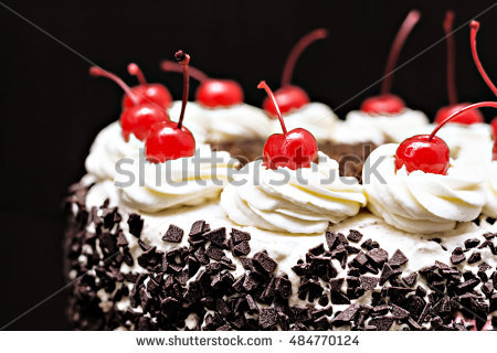 Black Forest Cake Stock Photos, Royalty.