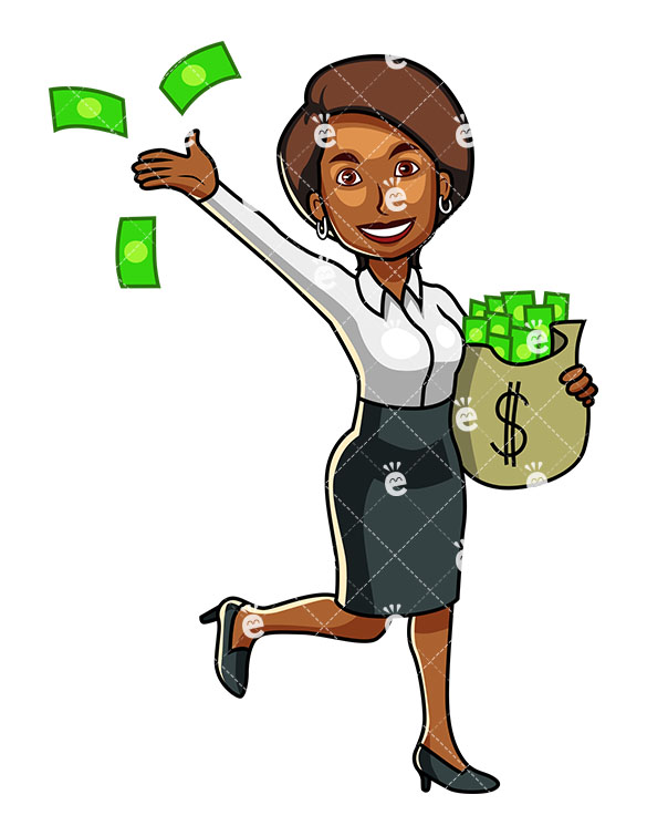 Black Girl Holding Money Clipart 10 Free Cliparts Download Images On