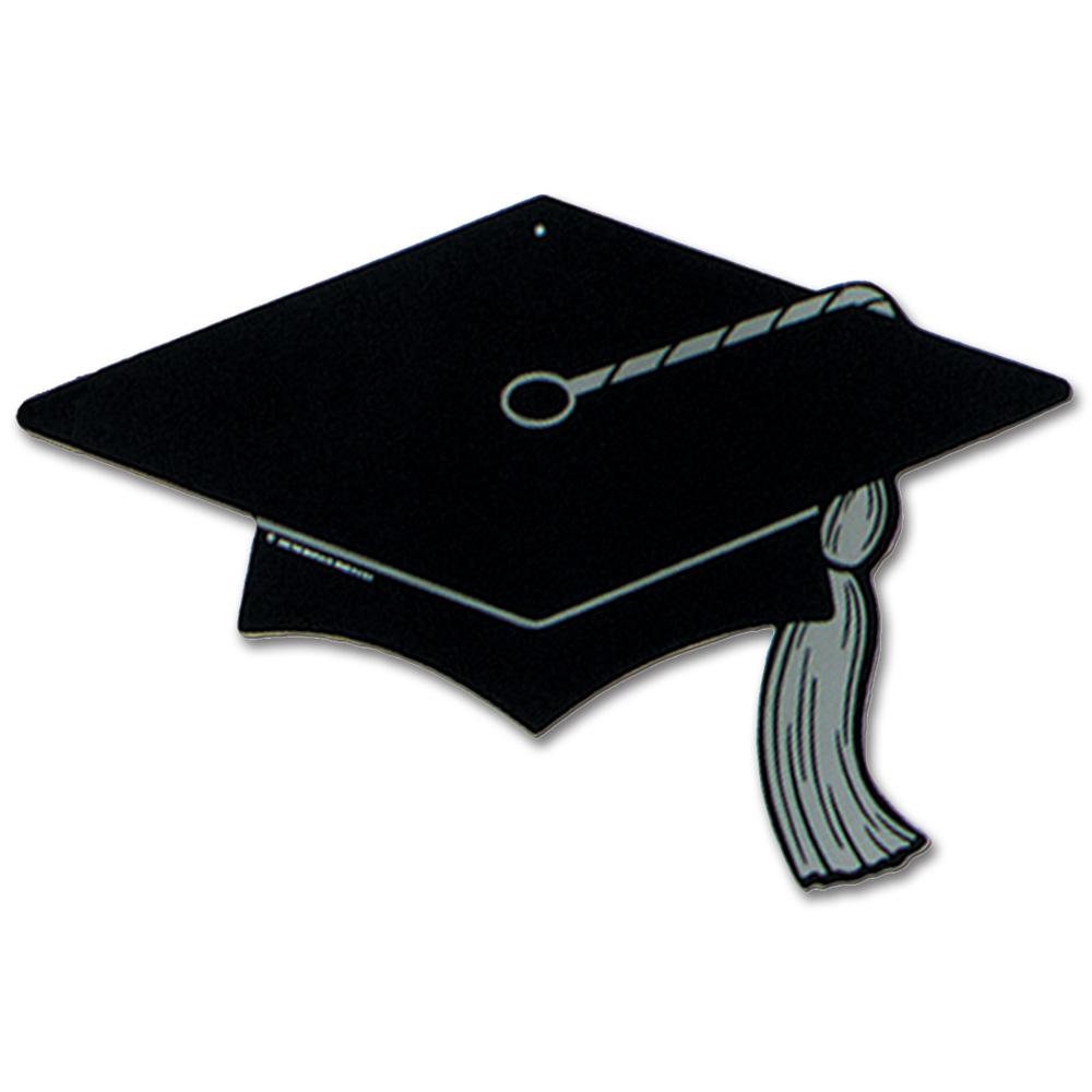 Clipart of black Graduation Cap free image.