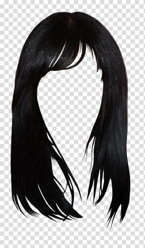 Black wig, Black hair Brown hair Bangs Hairstyle, hair style.