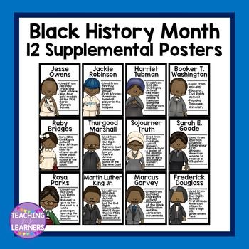 Black History Month Posters.