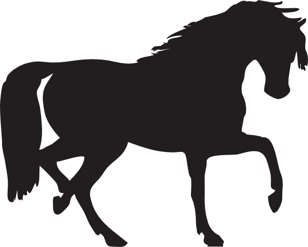 Black Horse Clipart.