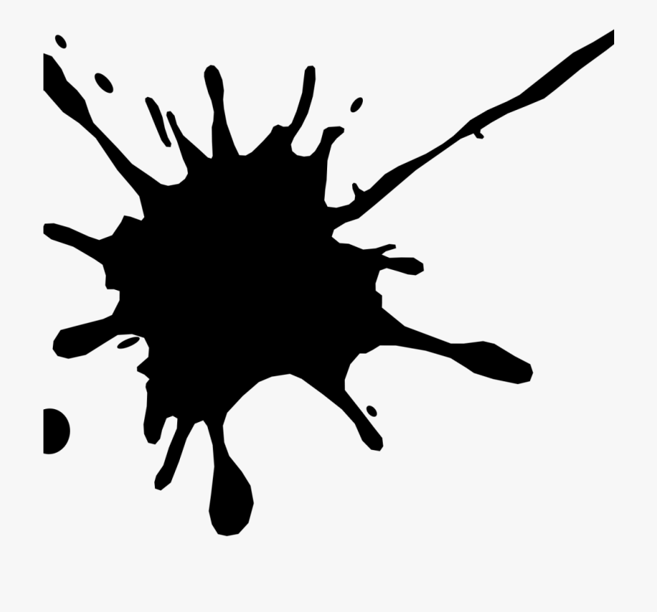 Transparent Background Ink Splatter , Transparent Cartoon.