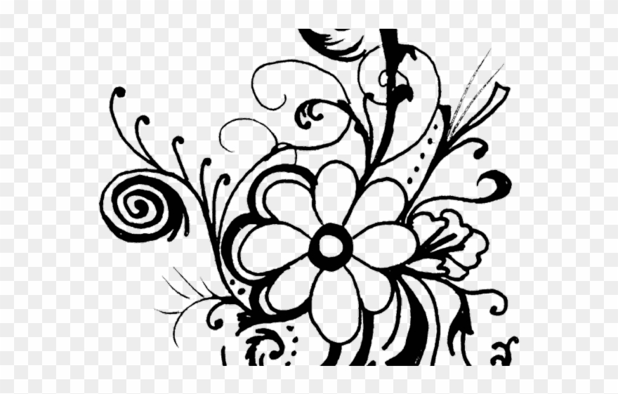 black line flower clip art 20 free Cliparts | Download images on