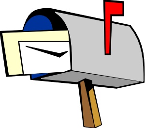 Mailbox black mail clip art at clker vector clip art.