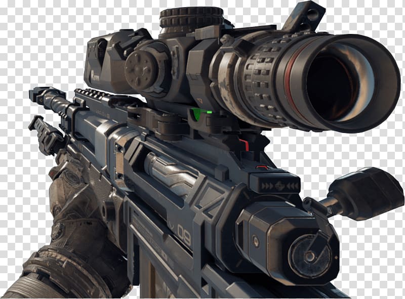 Black and gray rifle , Black Ops 3 Large Gun transparent background.