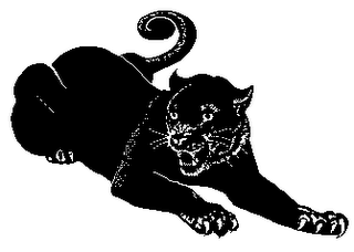 Black panther clip art.