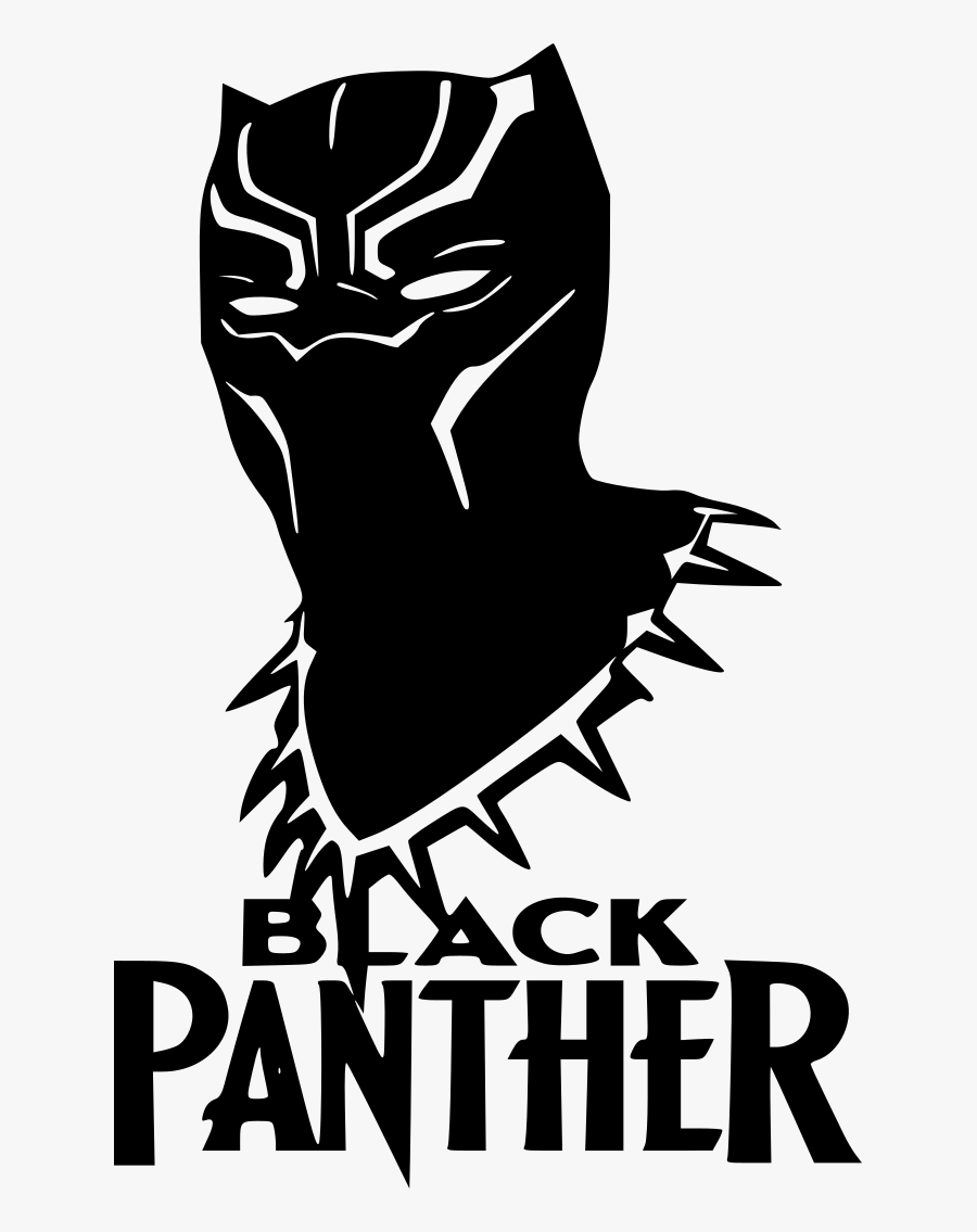 Marvel Black Panther Mask Decal In.