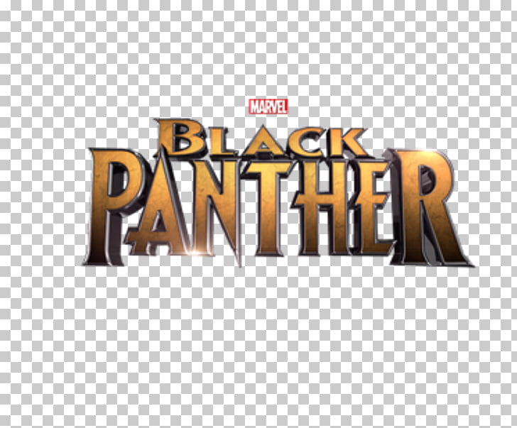 Black Panther Marvel Cinematic Universe Film Logo, black.