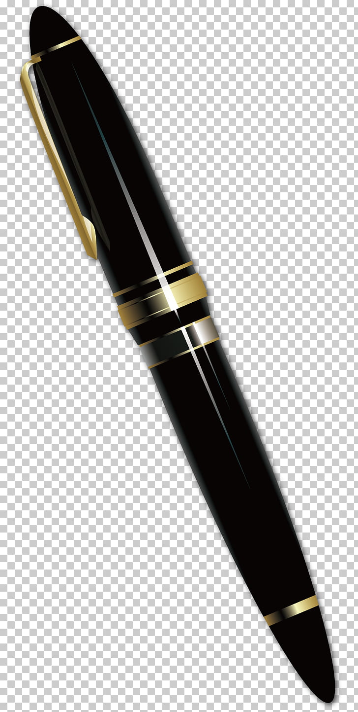 Ballpoint pen Fountain pen, black pen PNG clipart.