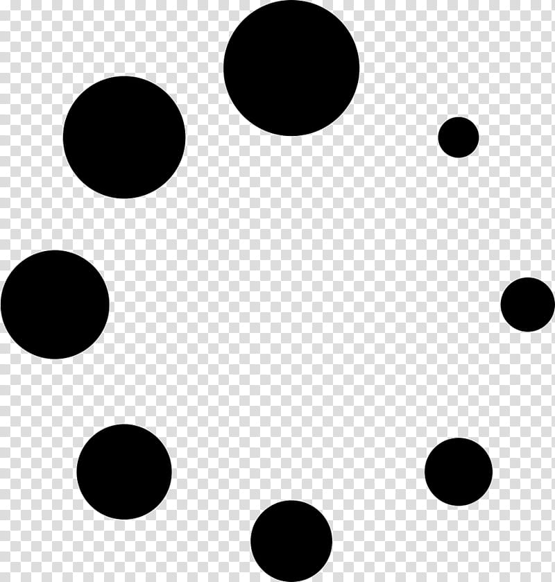 Icon Design, Symbol, Circle, Line, Polka Dot, Blackandwhite.