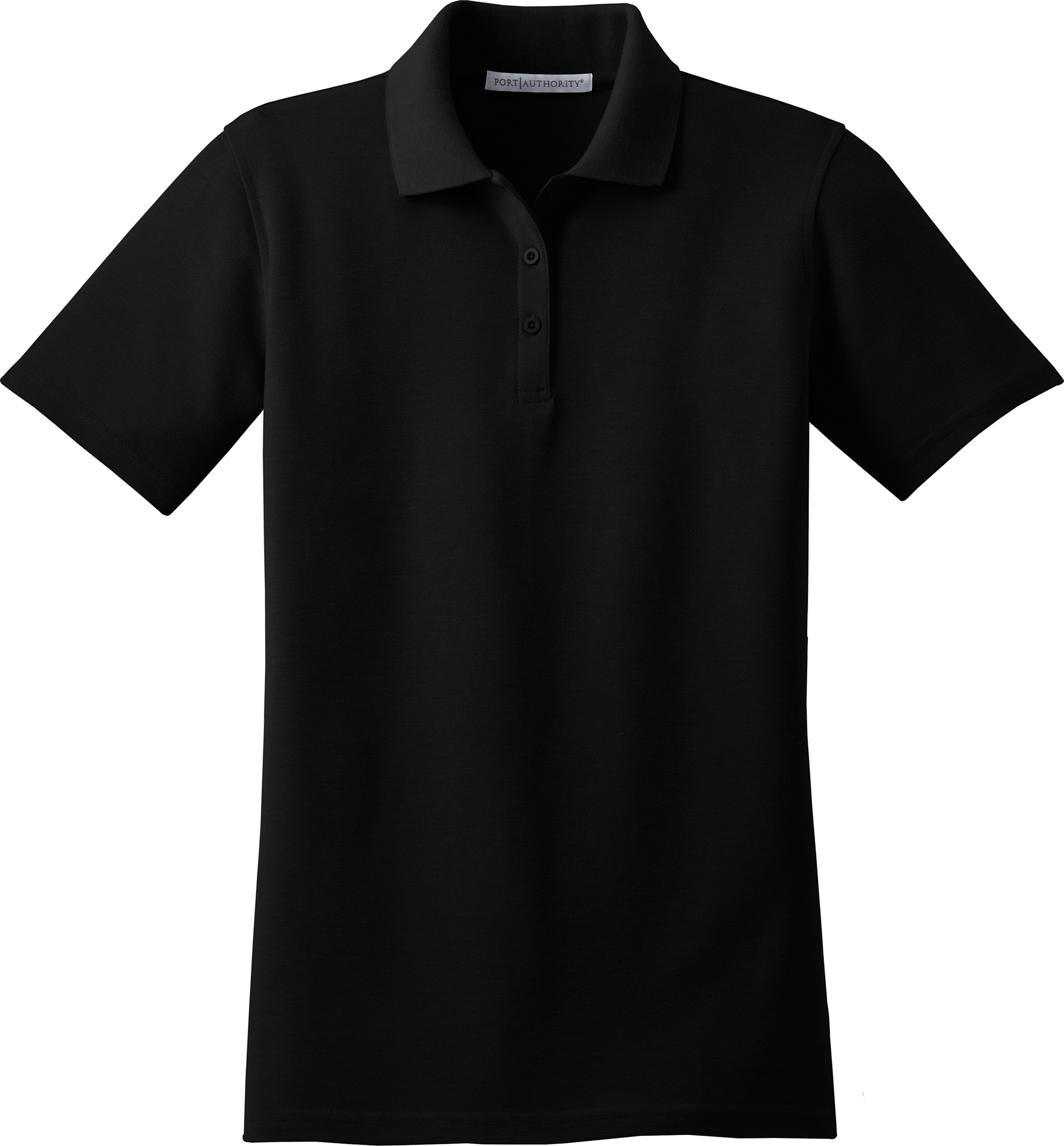 Black Polo Shirt Template.