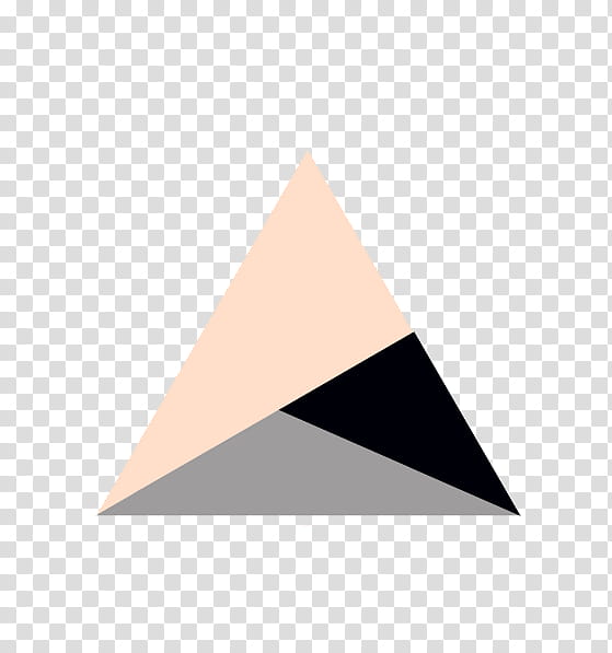 GEOMETRIC, white and black pyramid transparent background.