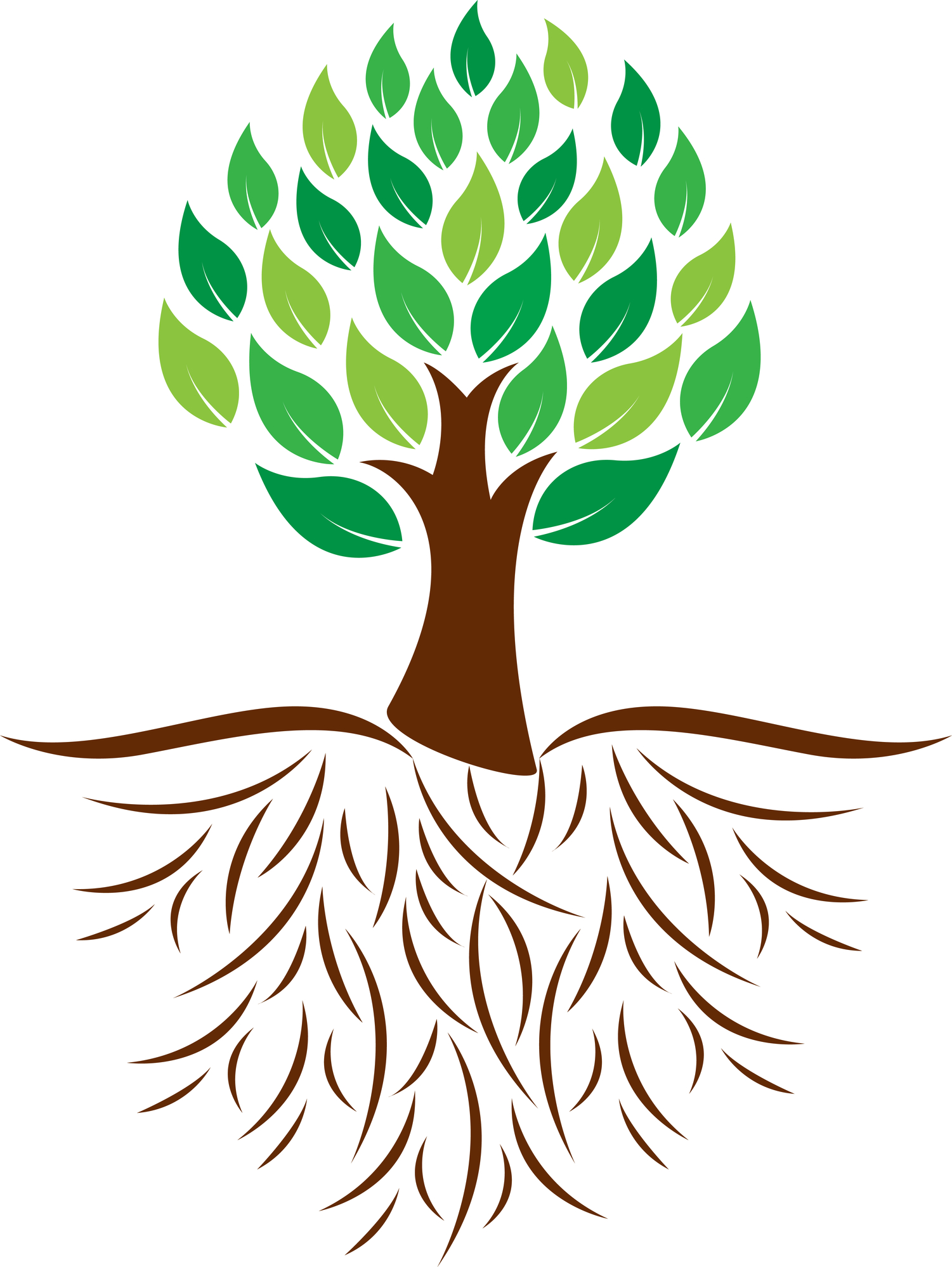 Tree roots clip art.