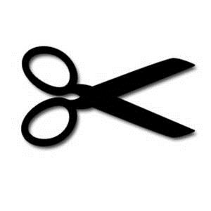 Scissors Clipart Black And White.