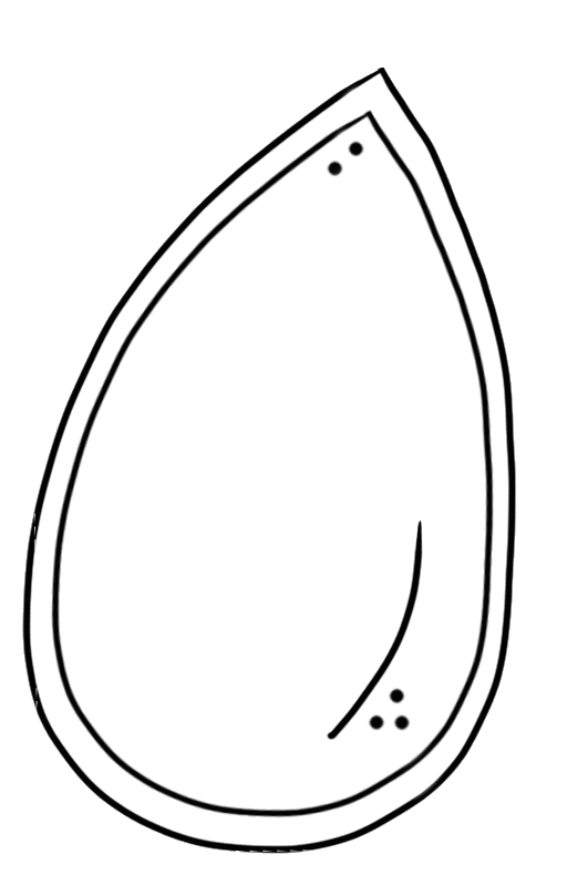 Seed Black And White Clipart.