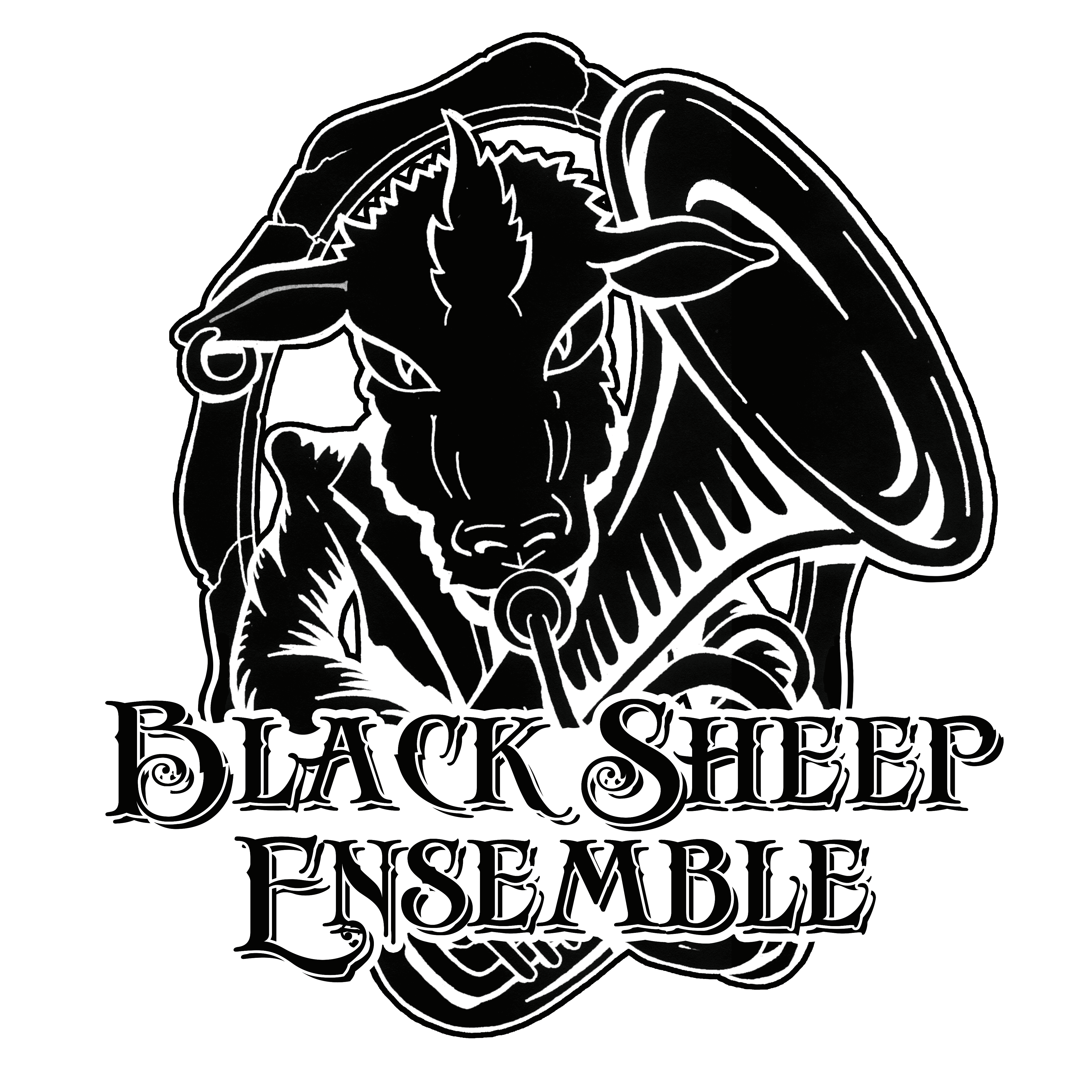 Black Sheep 303 Creative Logo Calligraphy Clipart Large Size Png ...