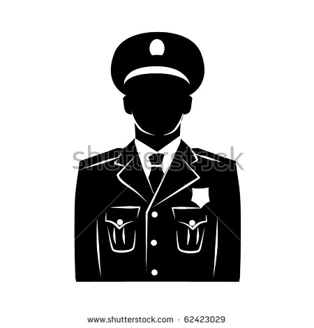 Download black silhouette clipart of police officer kneeling at ...