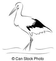 Black stork Clip Art Vector Graphics. 491 Black stork EPS clipart.