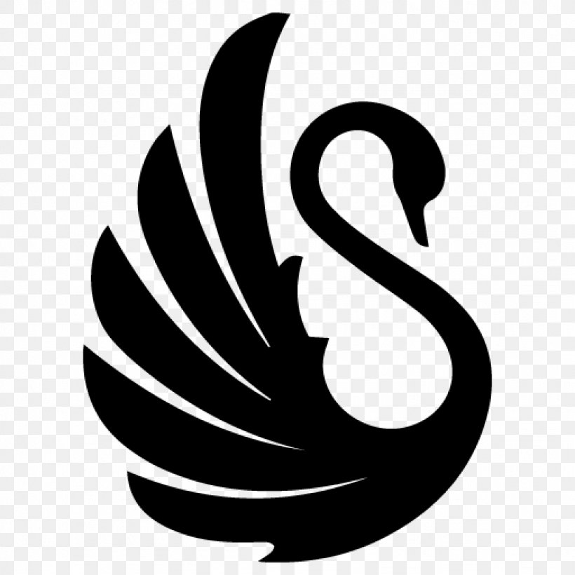 Black Swan Logo, PNG, 1024x1024px, Black Swan, Beak, Bird.