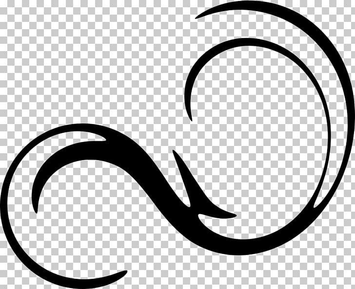 Curly , swirl, black swirl line art PNG clipart.