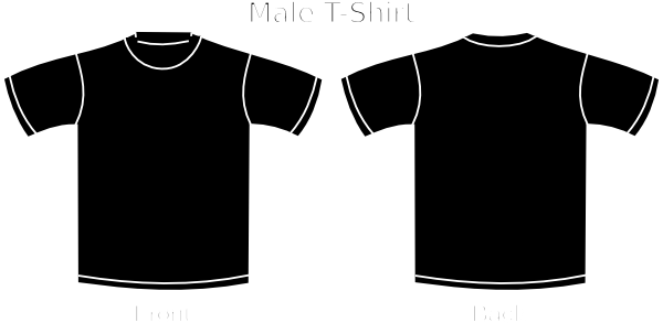 black t shirt clipart front and back 10 free Cliparts | Download images ...