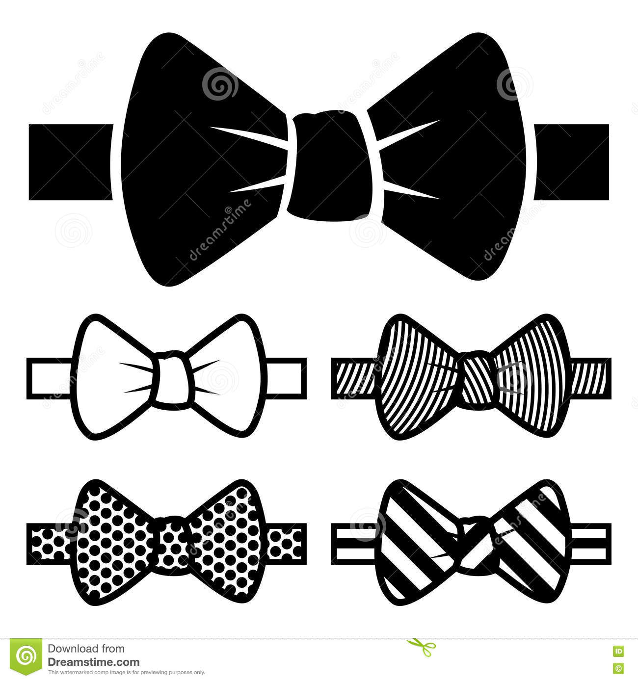 2092 Bow Tie free clipart.