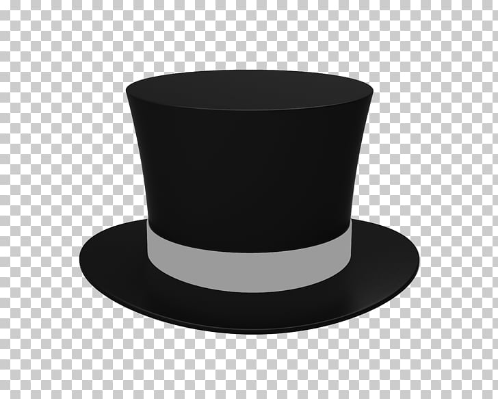 Top hat , hats, black and gray top hat illustration PNG.