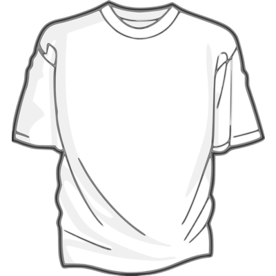 Tshirt White Clipart transparent PNG.