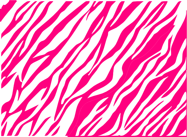 Pink black and white zebra print background.