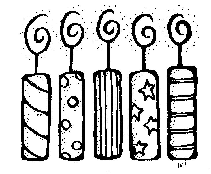 Free Black And White Birthday Clipart, Download Free Clip.