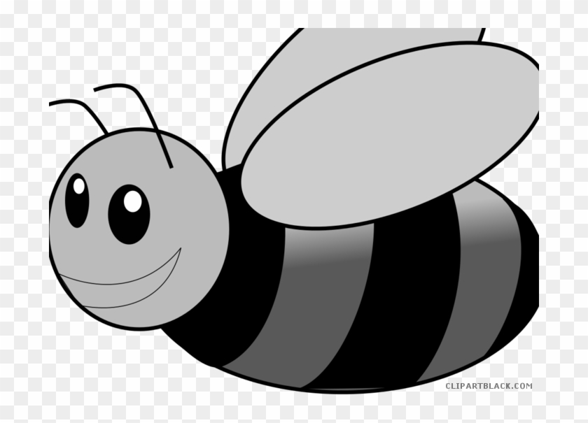 Cute Bumble Bee Animal Free Black White Clipart Images.