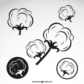 black white clipart cotton blossom 10 free Cliparts | Download images ...