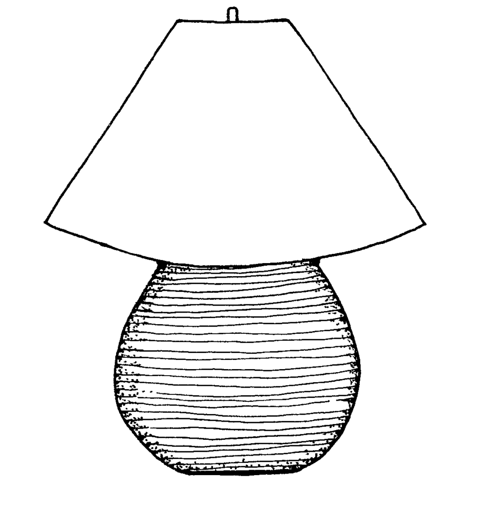 Лампа маленькая рисунок