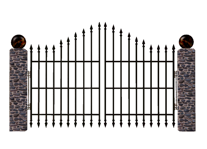Free Gate Clipart Black And White, Download Free Clip Art.