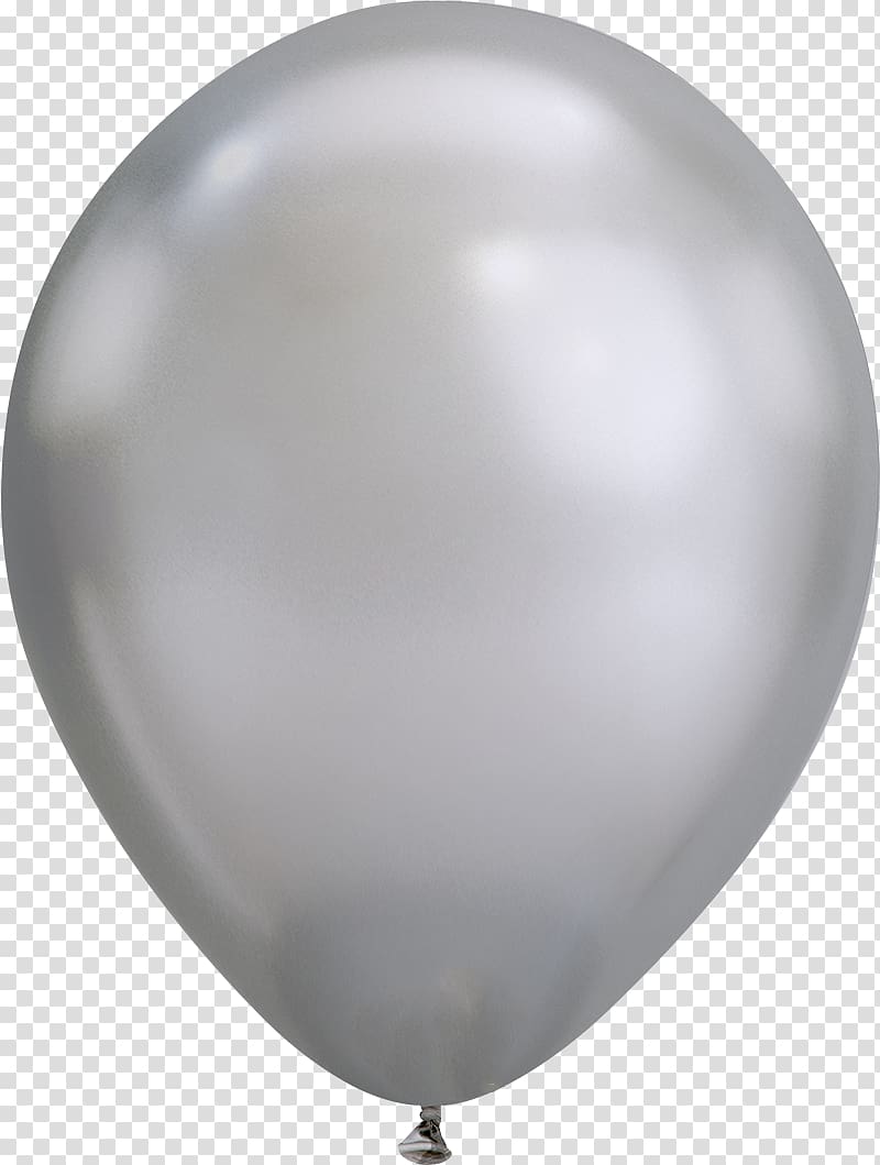 Balloon Silver Gold Party Color, balloon transparent.