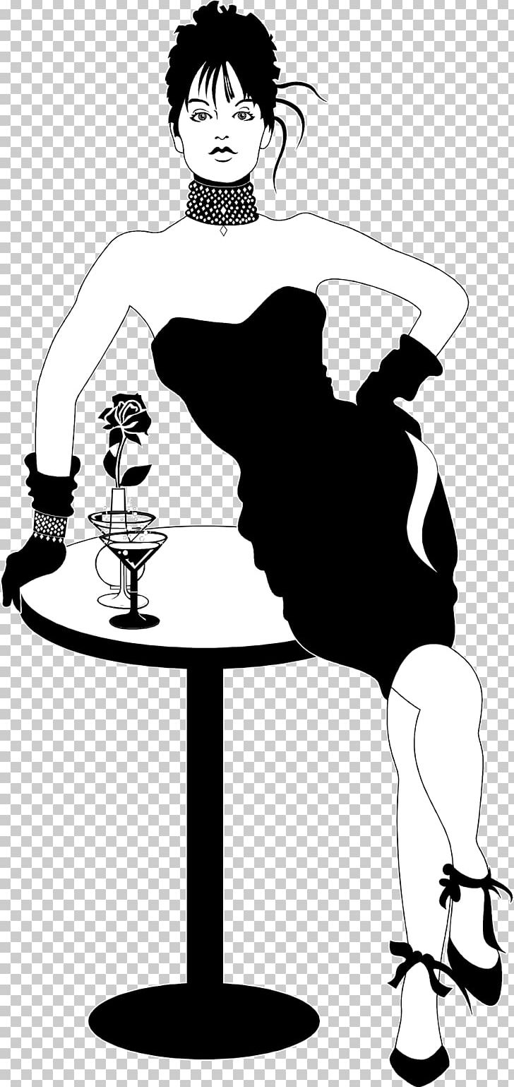 Cocktail Party Woman Child PNG, Clipart, Bar, Black And.