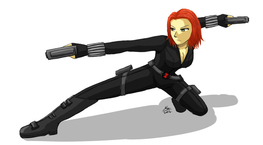 Black Widow Avengers Clipart.