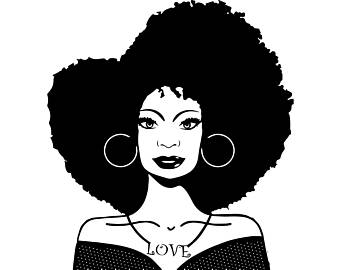 2234 Afro free clipart.